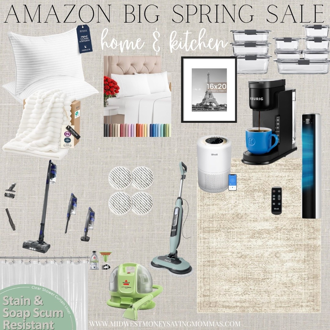 Amazon big spring sale

Home & kitchen finds

Cleaning supplies  vacuum  steamer  pillows  sheets  bedding  area rug  keurig  sale alert 

#LTKHome #LTKmomlife #LTKSaleAlert
