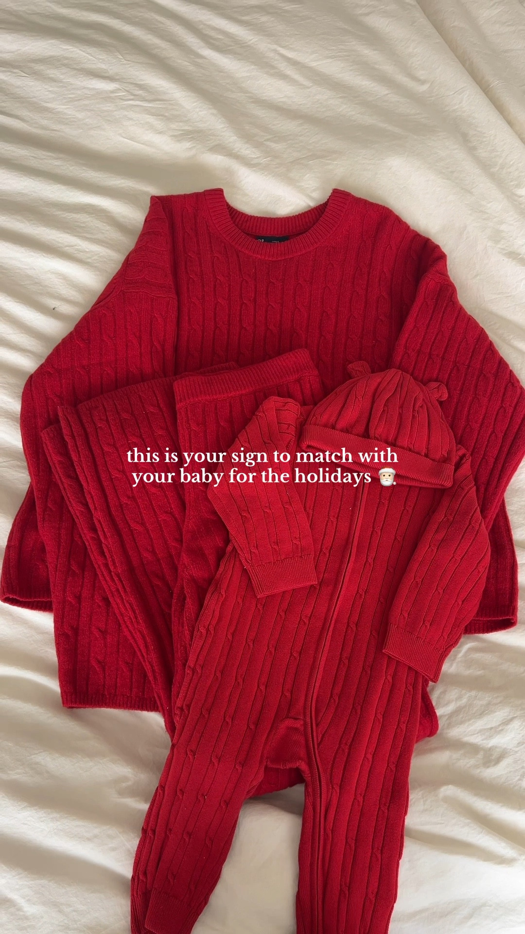 mommy + me matching cable knits 🧣

#LTKBaby #LTKHoliday #LTKKids