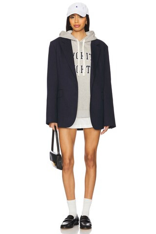 The Collegiate Hoodie in Heather Grey | Revolve Clothing (Global)