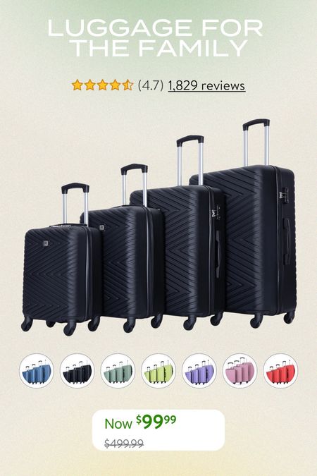 Luggage set for the family under $100!

#LTKtravel #LTKfamily #LTKsalealert