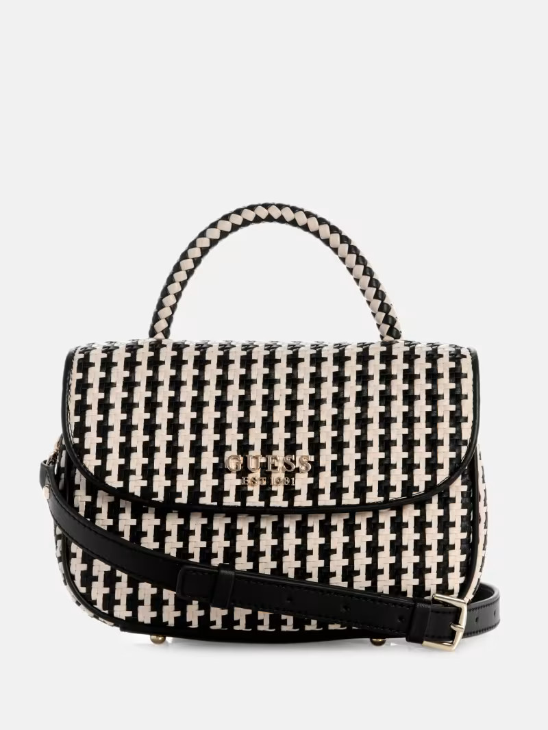 Mirema Woven Top-Handle Bag | Guess US | Guess (US)