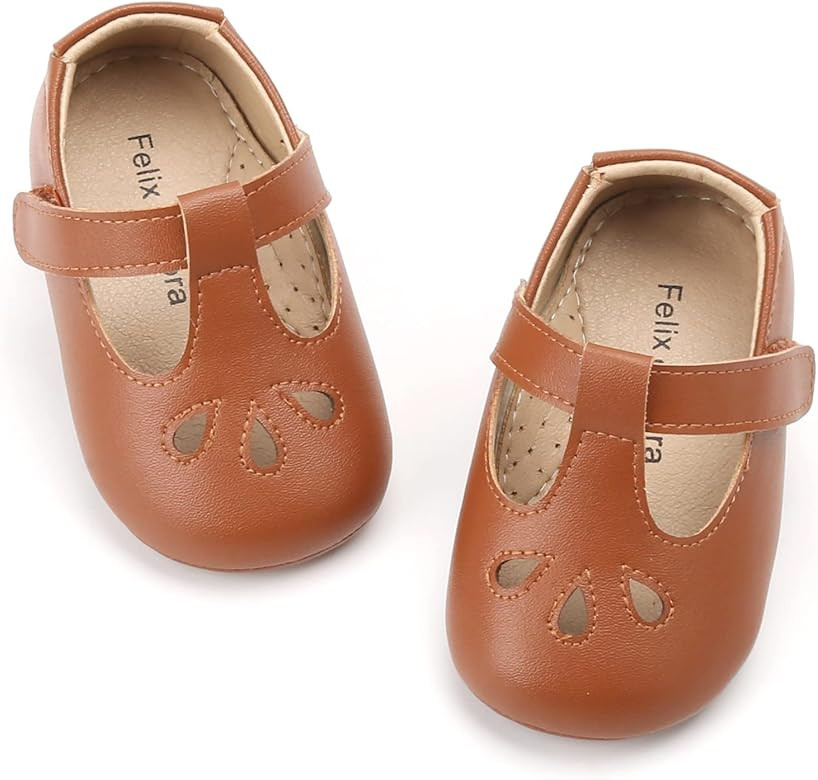 Felix & Flora Soft Sole Baby Shoes - Infant Baby Walking Shoes Moccasinss Rubber Sole Crib Shoes | Amazon (US)