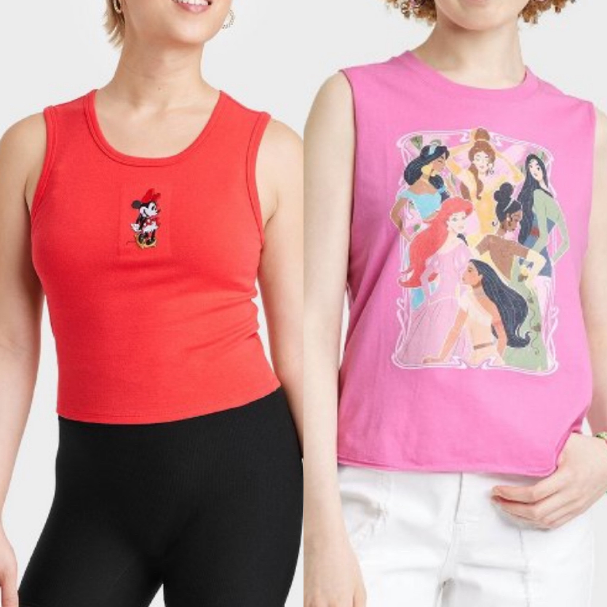 New! Disney tanks for women. Minnie Mouse and Disney princesses  

#LTKfamily #LTKstyletip