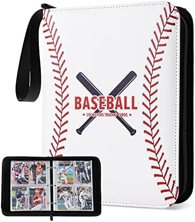 Baseball Card Binder with Sleeves 440 Pockets, Gifts for Baseball Card Collectors, Trading Card H... | Amazon (US)