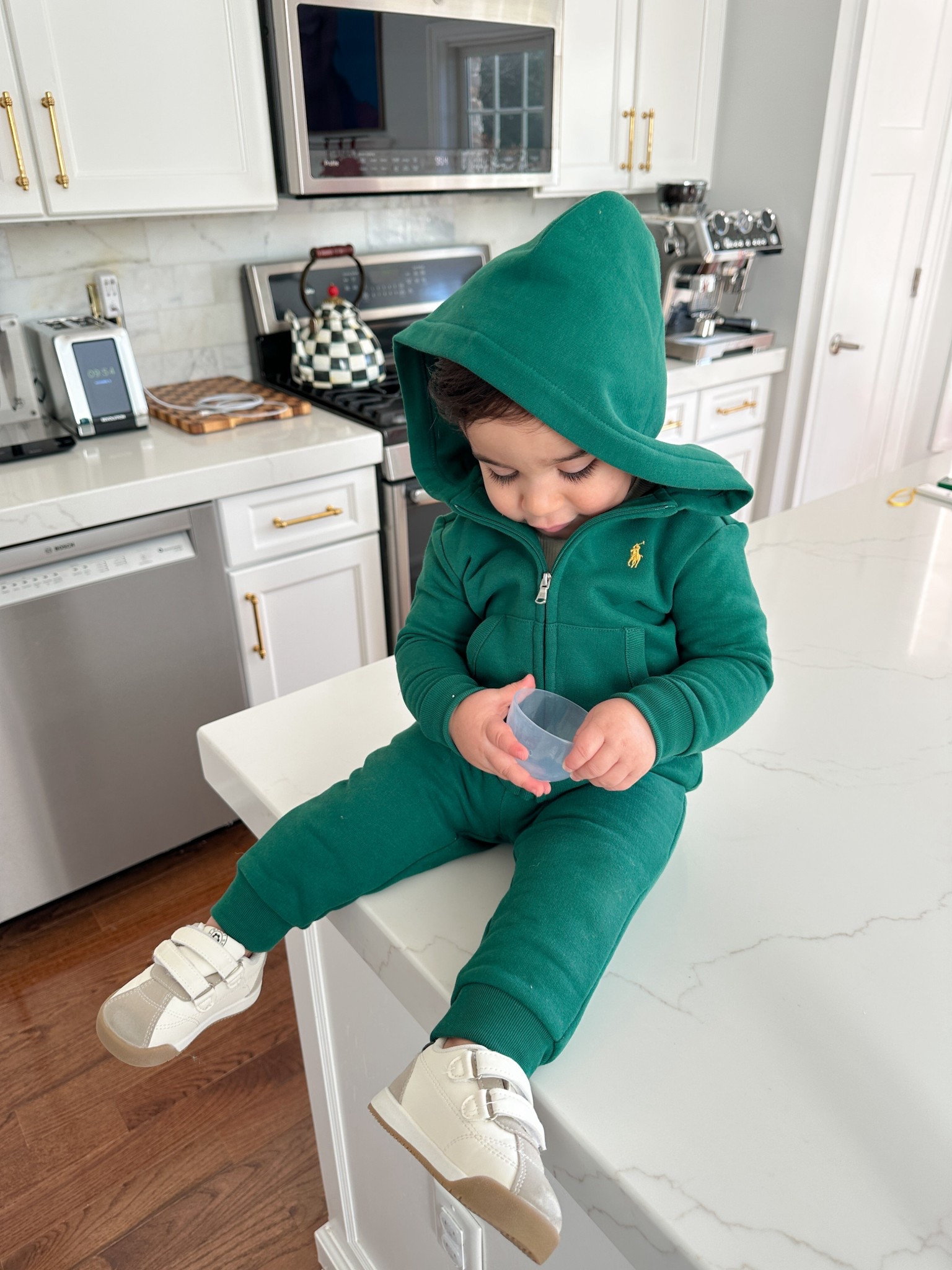 I am in love with this Ralph Lauren set for J — the coziest little outfit for everyday wear and the holiday season! 
He’s wearing the hunter green full-zip hoodie & matching joggers with a soft cotton layering tee underneath, paired with his everyday velcro sneakers!

Perfect for cozy days at home, quick outings & playdates!
Shop it on my LTK!

toddler outfit, ralph lauren baby, green baby set, boys matching set, holiday kids outfit, comfy toddler clothes, everyday baby style

#LTKGiftGuide #LTKKids #LTKootd