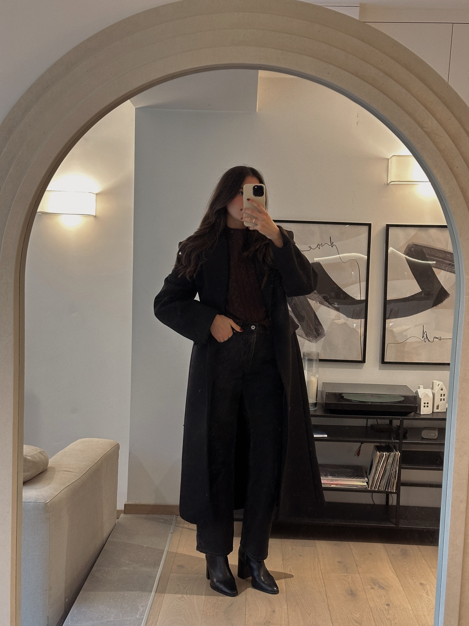 A winter essential, black oversized structured coat 

#LTKuk #LTKeurope #LTKwinter