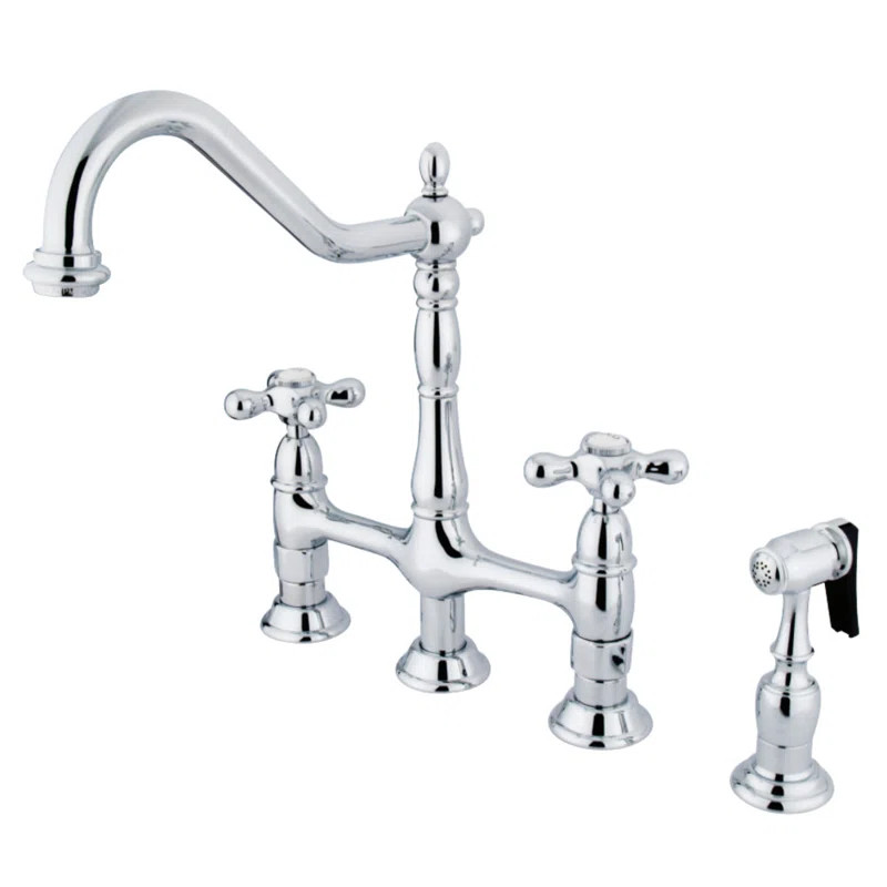 KS1271AXBS Heritage Standard Bridge Faucet | Wayfair North America