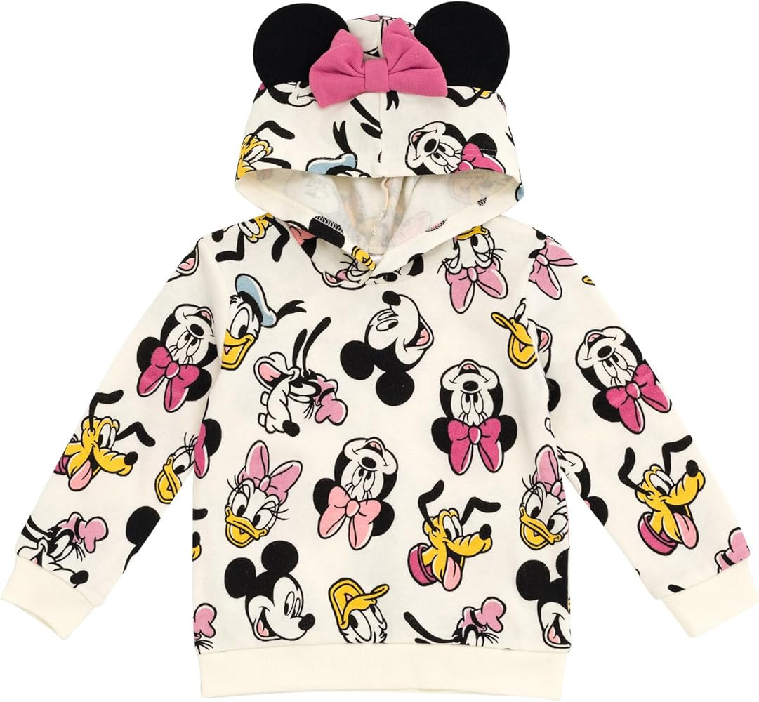 Disney Minnie Mouse Mickey Goofy Donald Duck Daisy Pullover Hoodie Toddler to Big Kid | Amazon (US)