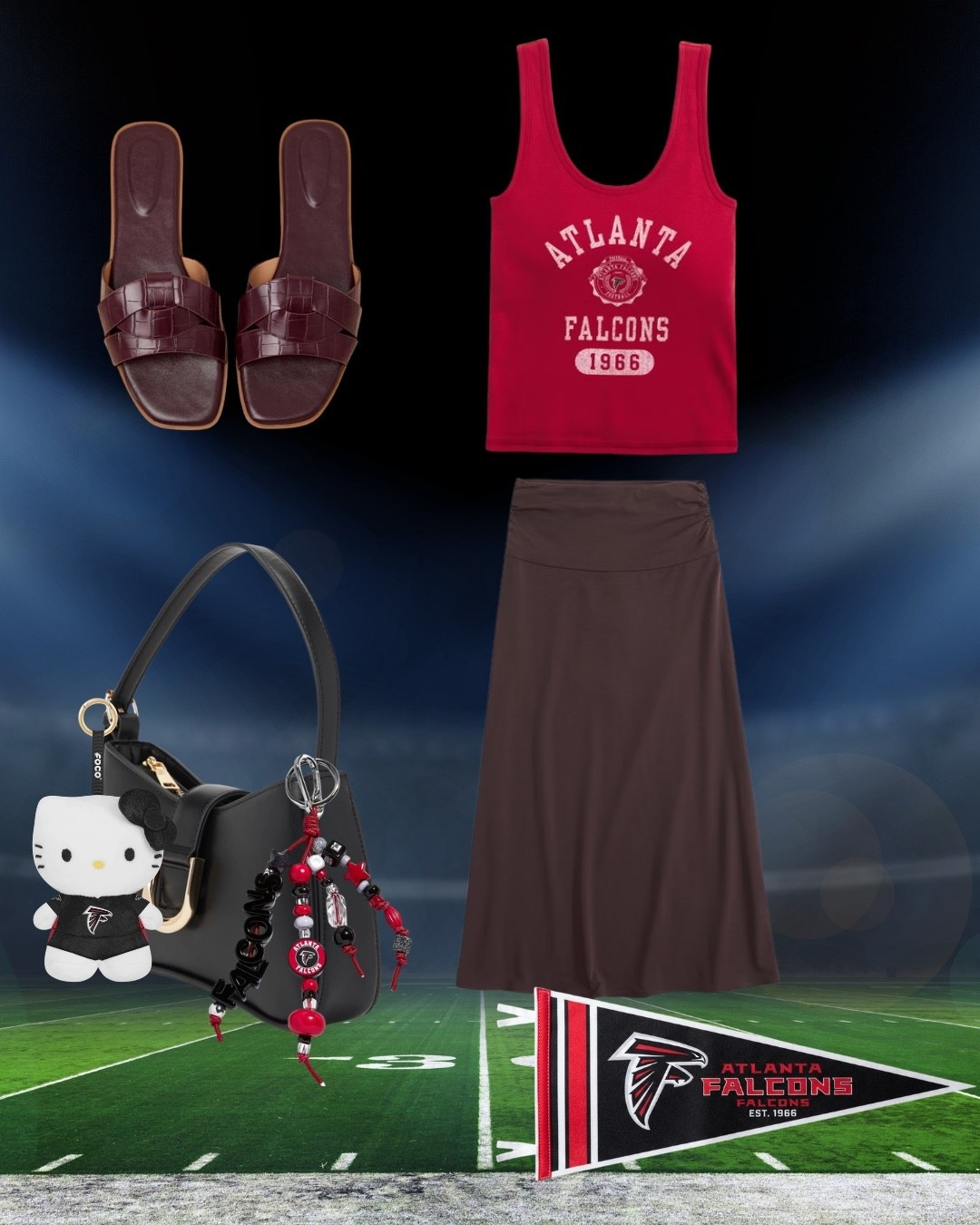 Falcons outfit for game day! @Lulus @abercrombie

#LTKSeasonal #LTKOver40