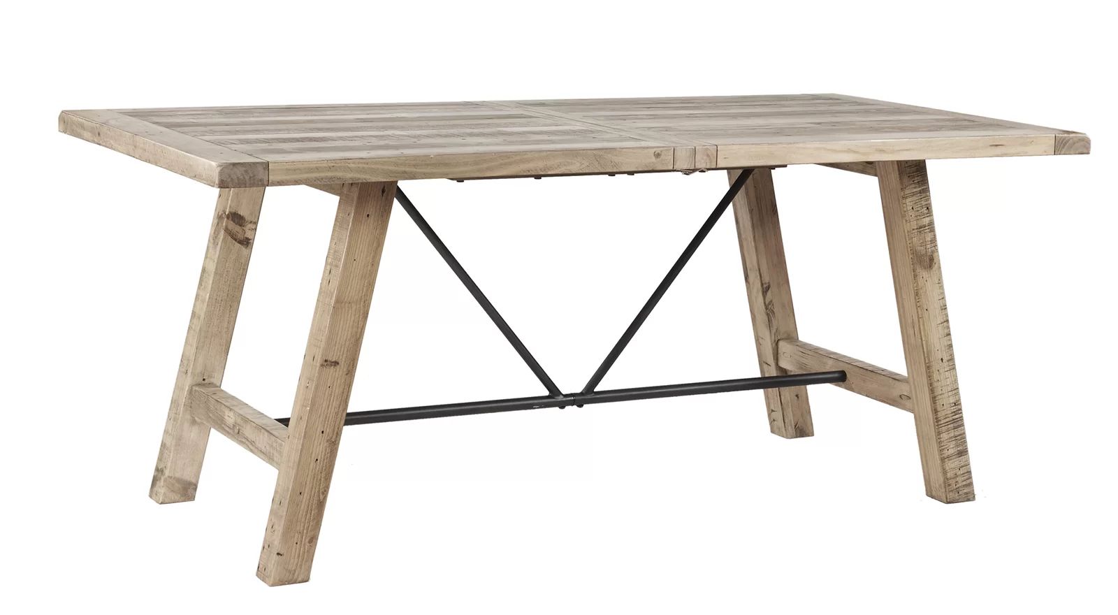 Kendig 72'' Pine Solid Wood Dining Table | Wayfair North America