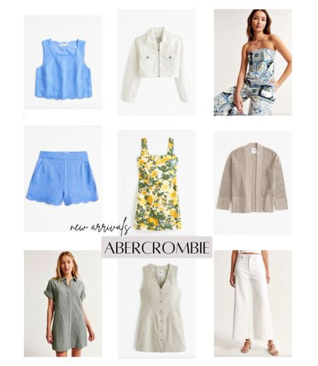 Abercrombie New Arrivals- 


Abercrombie outfit, matching set, vacation outfit, travel outfit, spring outfit, floral dress, cardigan, spring jacket, warm weather trip, trip to Italy, trip to Europe outfit, spring sweater 

#LTKfindsunder100 #LTKU #LTKtravel