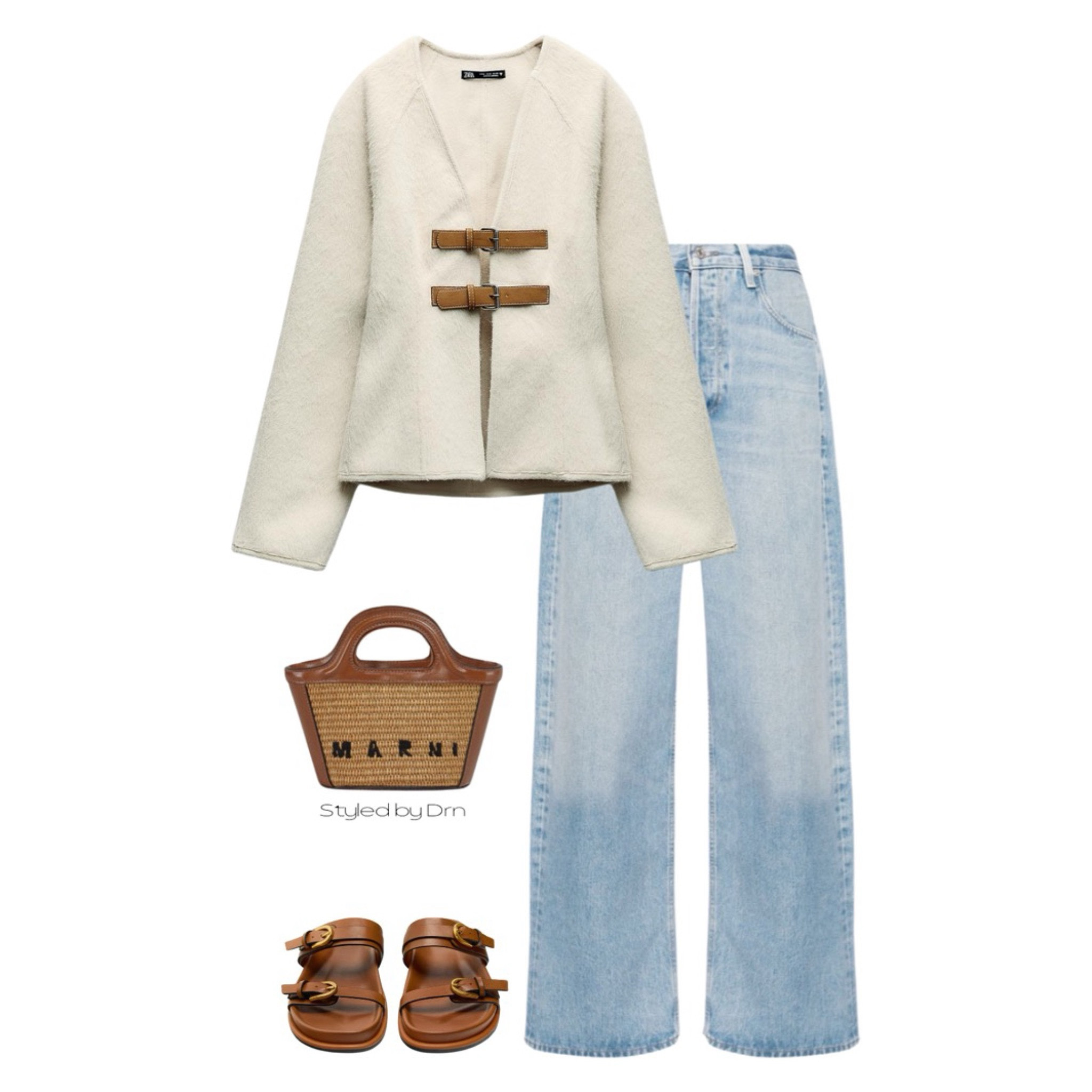 Gilet : Zara 1255/794
Sandales : Zara 1609/310