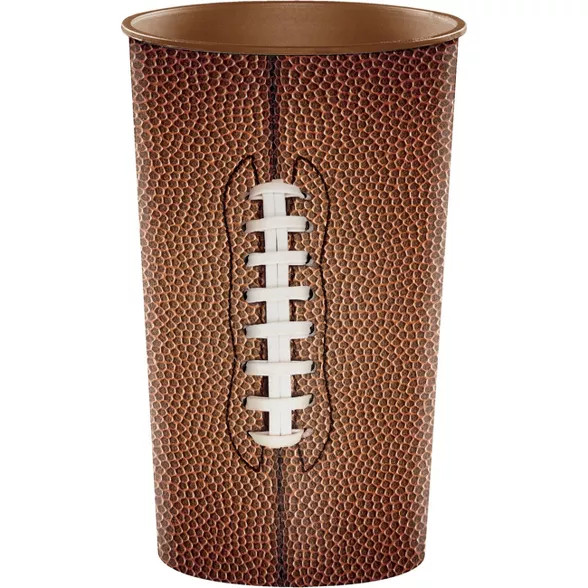 Football 22oz Plastic Cup Brown | Target