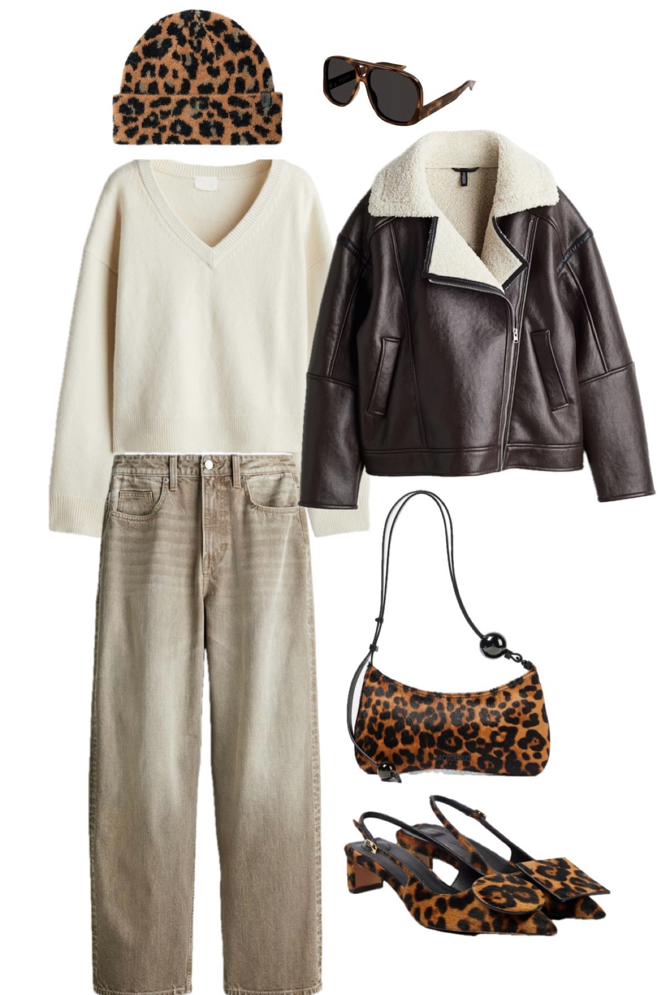 Leopard print season 🐆 #leopard  #leopardprint #cheetahprint #jacquemus #hm 

#LTKwinter #LTKeurope #LTKitalia