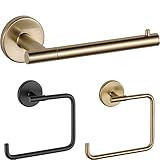 Delta Faucet 75950-CZ Trinsic Toilet Paper Holder, 3.31 x 7.00 x 3.31 Inches & 759460-BL Wall Mounte | Amazon (US)