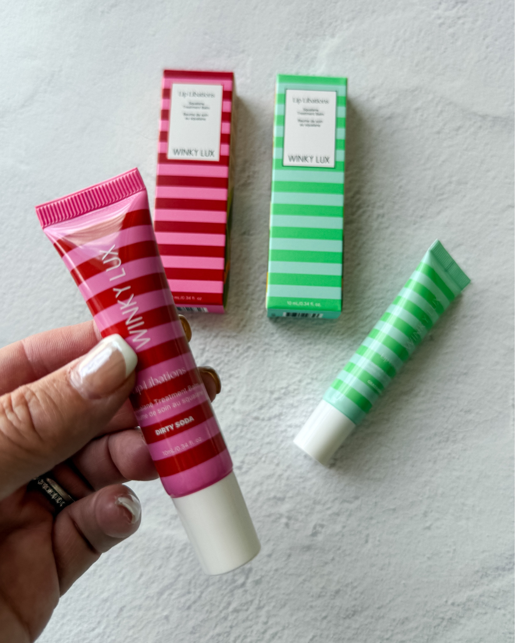 loving these new lip glosses the dirty soda tastes great and has a pretty nude color.  

This nourishing lip treatment is packed with 10% Squalane, Hyaluronic Acid, and Ceramide NP to hydrate, soften, and reinforce the lip barrier. 

 #LTKBeauty