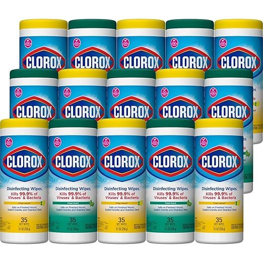CloroxPro Disinfecting Wipe, Industrial Cleaning, Disinfectant Wipes, Fresh and Lemon Fresh Scent... | Amazon (US)