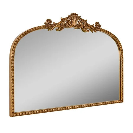 Crystal Art Gallery 24" x 34" Gold Traditional Arch Decor Mirror | Walmart (US)