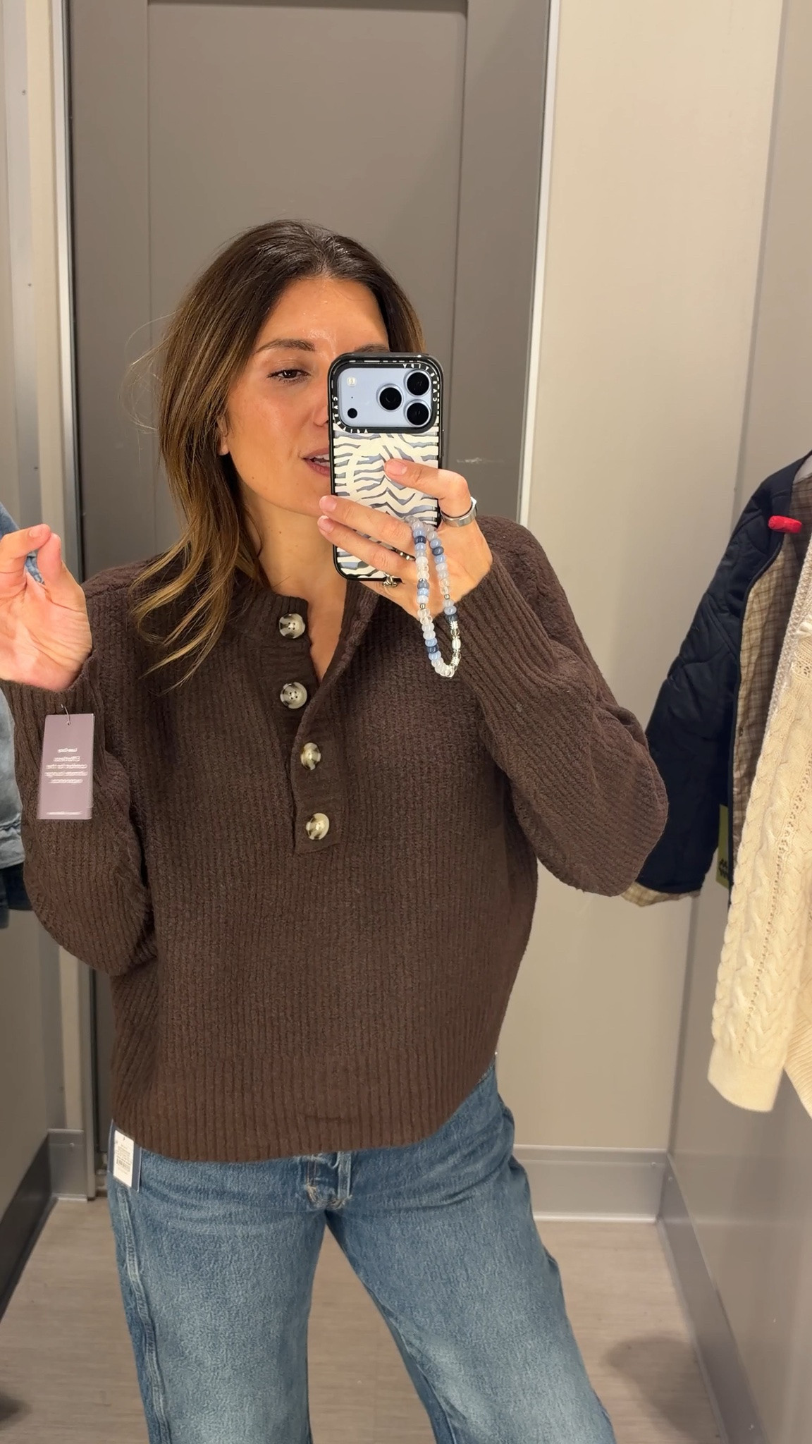 The SOFTEST Henley sweater that looks like Madewell for less! I’m in a small.

#LTKOver40 #LTKTall
