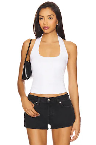 Bradley Halter Top in Ivory | Revolve Clothing (Global)
