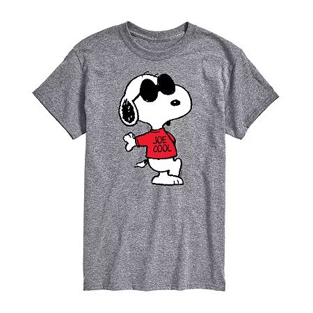 Mens Short Sleeve Snoopy Graphic T-Shirt, Xx-large, Gray | JCPenney