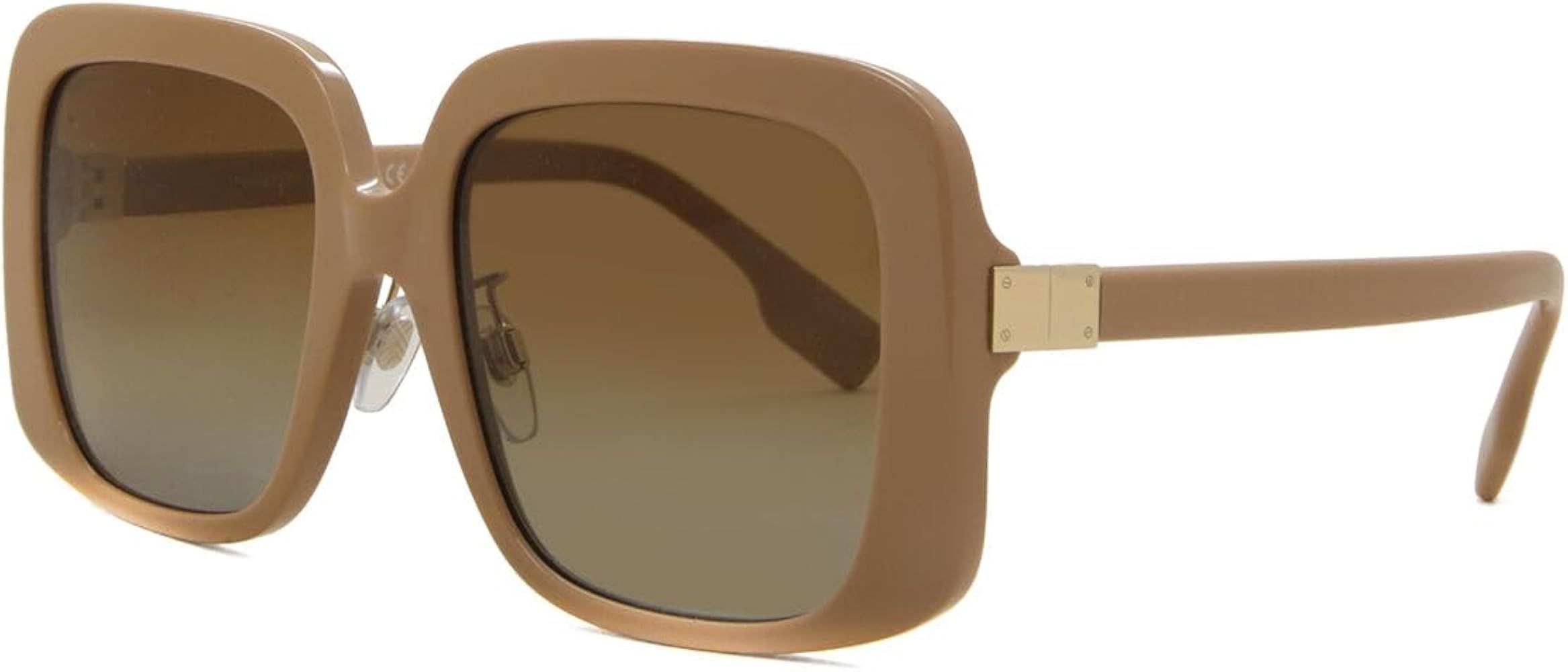 BURBERRY BE4363F PENELOPE Asian Fit Polarized 3990T5 55 New Women Sunglasses | Amazon (US)