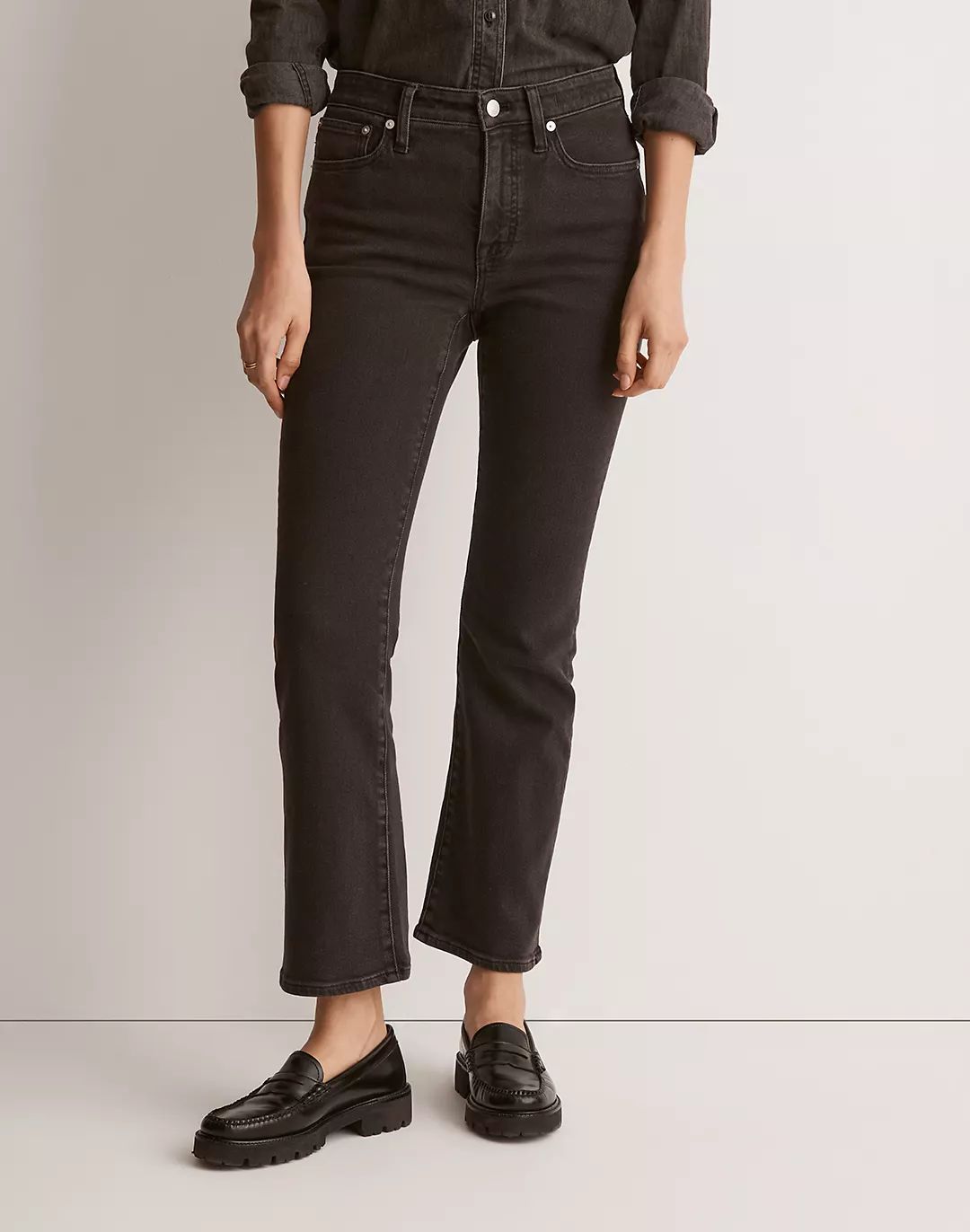Kick Out Crop Jeans in Starkey Wash | Madewell
