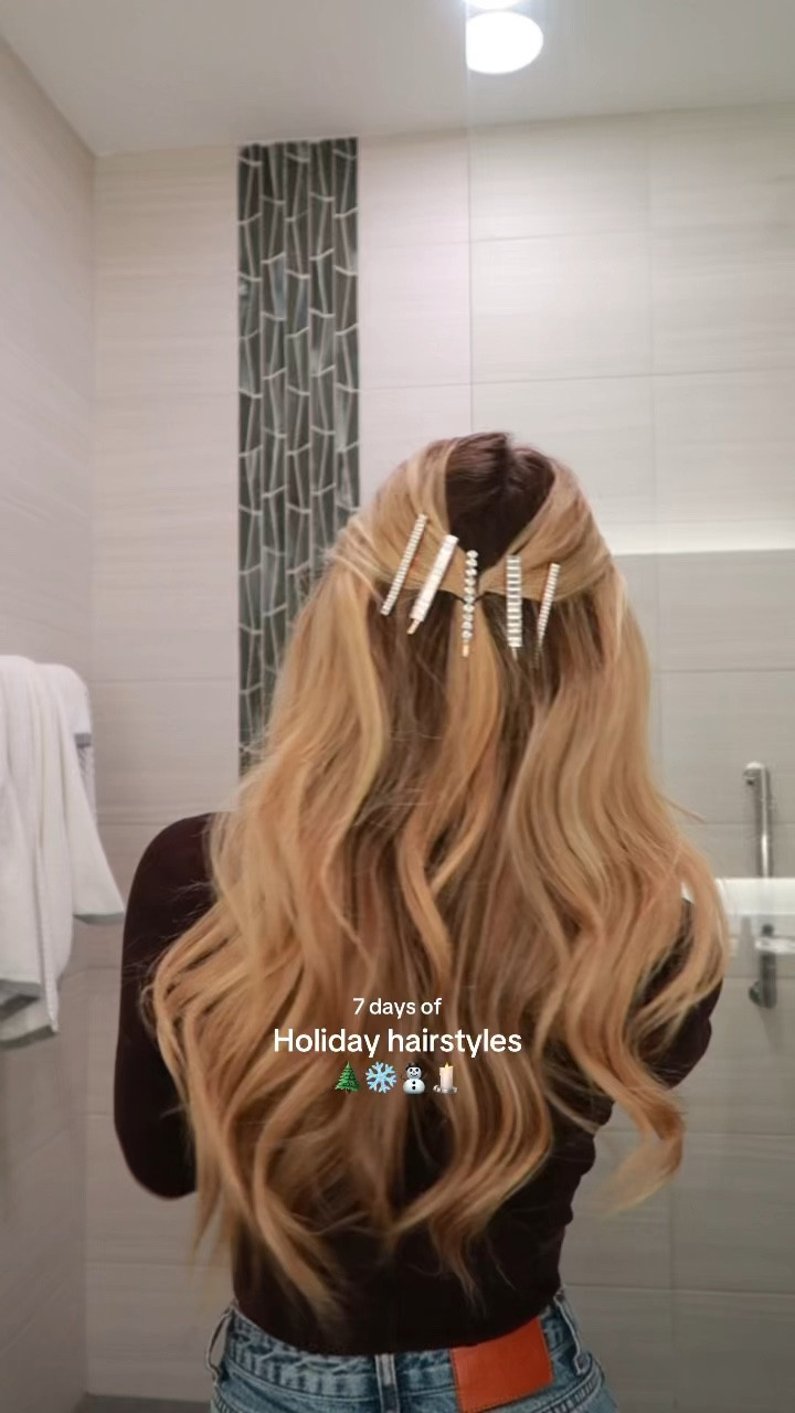 7 days of holiday hairstyles using rhinestone Bobby pins!! These are so cute & so affordable! 

#LTKSeasonal #LTKHoliday #LTKBeauty
