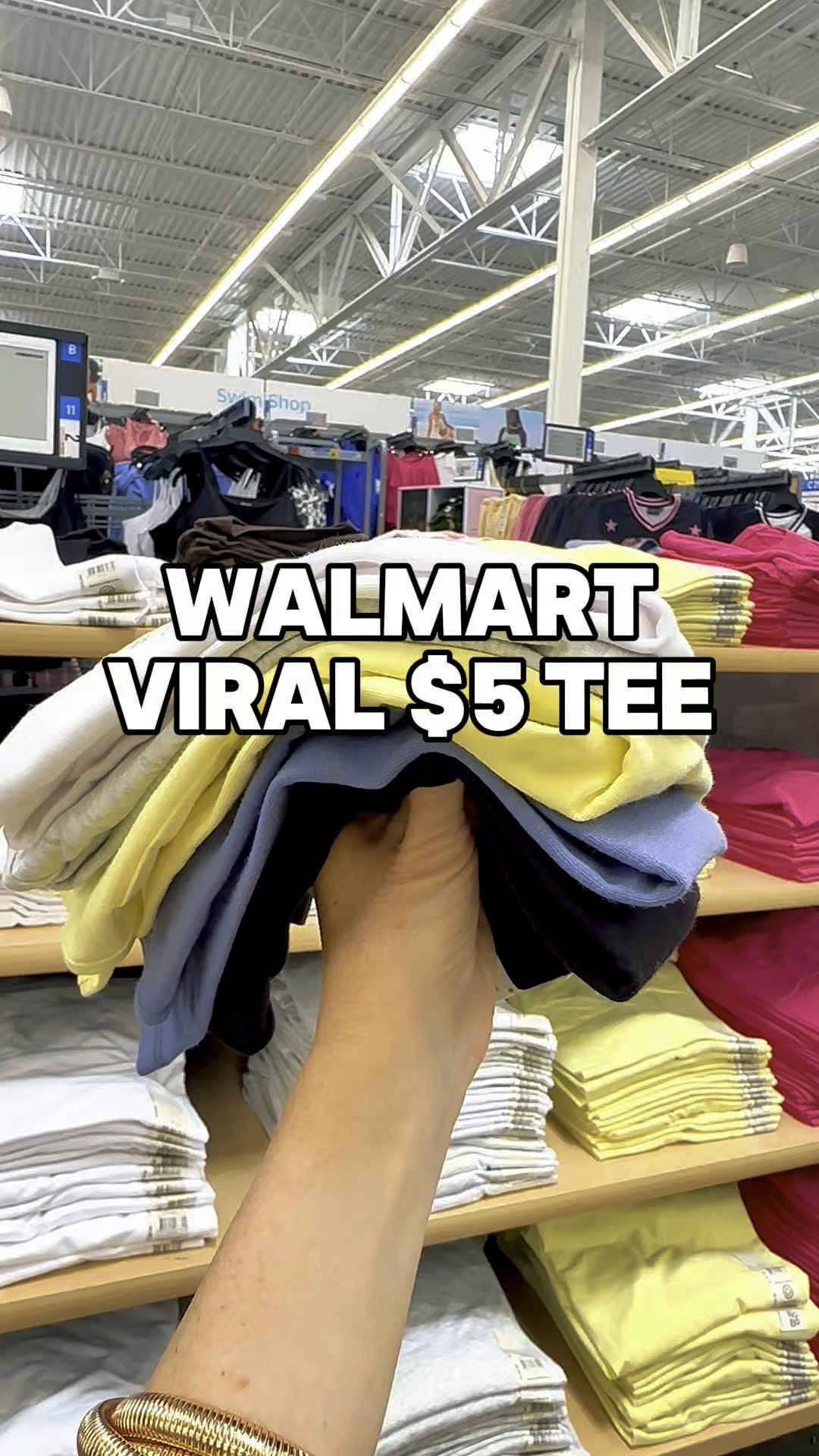 These sold out SO fast last time and they’re finally back 🙌 The viral $5 Walmart tees are the perfect soft, everyday basic—easy to layer or wear on their own. So many good colors to grab while they’re restocked. True to size (I’m in a medium). #walmartfinds #affordablefashion #everydaystyle #budgetfriendly #summerbasics #walmartstyle #closetstaples

#LTKmomlife #LTKMothersDay #LTKSaleAlert
