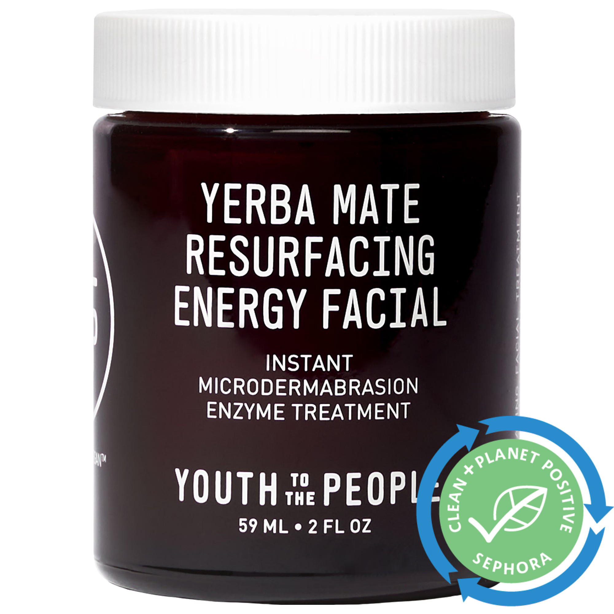 Youth To The People Yerba Mate Resurfacing + Exfoliating Energy Facial with Enzymes + Niacinamide 2. | Sephora (US)