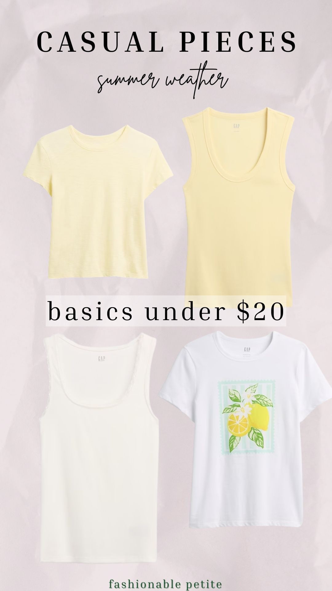 Basics to reach for for your summer wardrobe! Tanks and tees under $20 in tons of colors and prints. 

Summer outfits, tee shirts, women’s tops, women’s tank tops, casual outfits 

#LTKSaleAlert