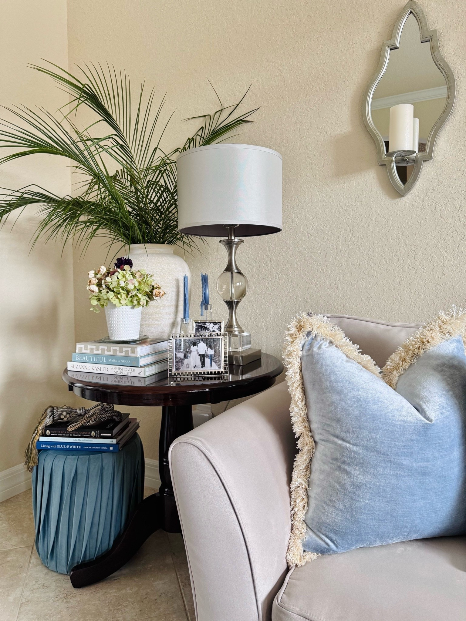 Sale Alert! 🩵Our beautiful blue ottoman is on clearance for only $17.49!! 

Home Decor | Summer Decor | Living Room Decor

#LTKHome #LTKSeasonal