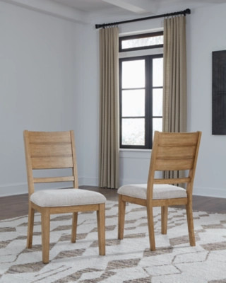Kristiland Dining Chair with Planking Detail

 (Set of 2) | Ashley Homestore