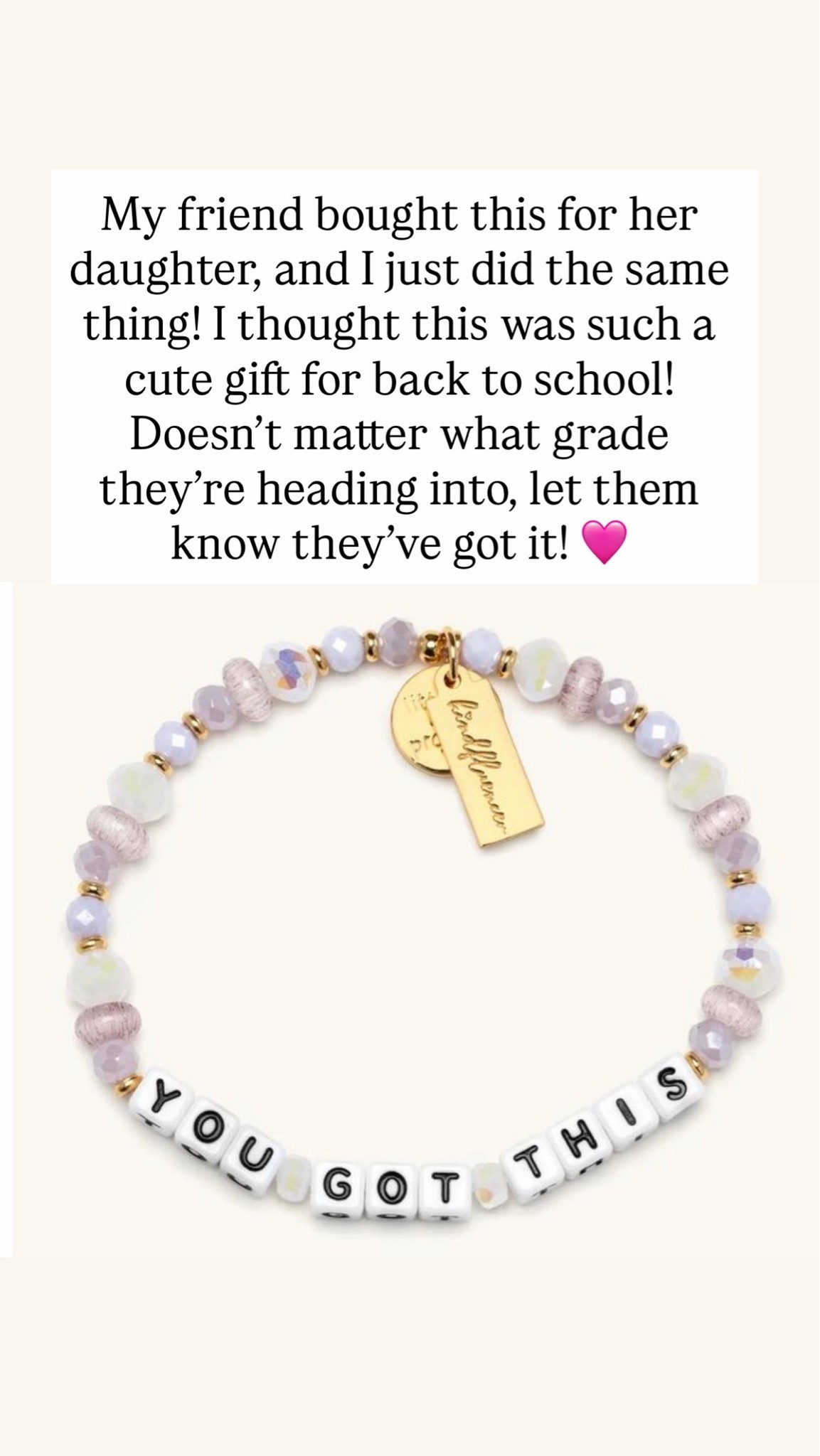 I love this bracelet as a gift for back to school

#LTKKids