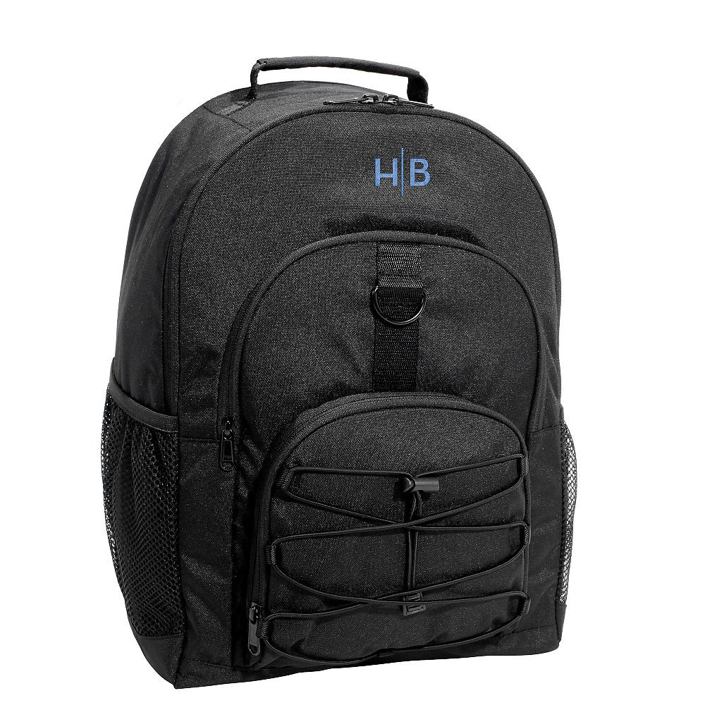 Gear-Up Black Solid  Backpack | Pottery Barn Teen