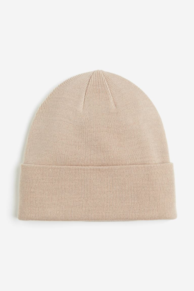 Fine-knit Hat - Beige - Ladies | H&M US | H&M (US + CA)