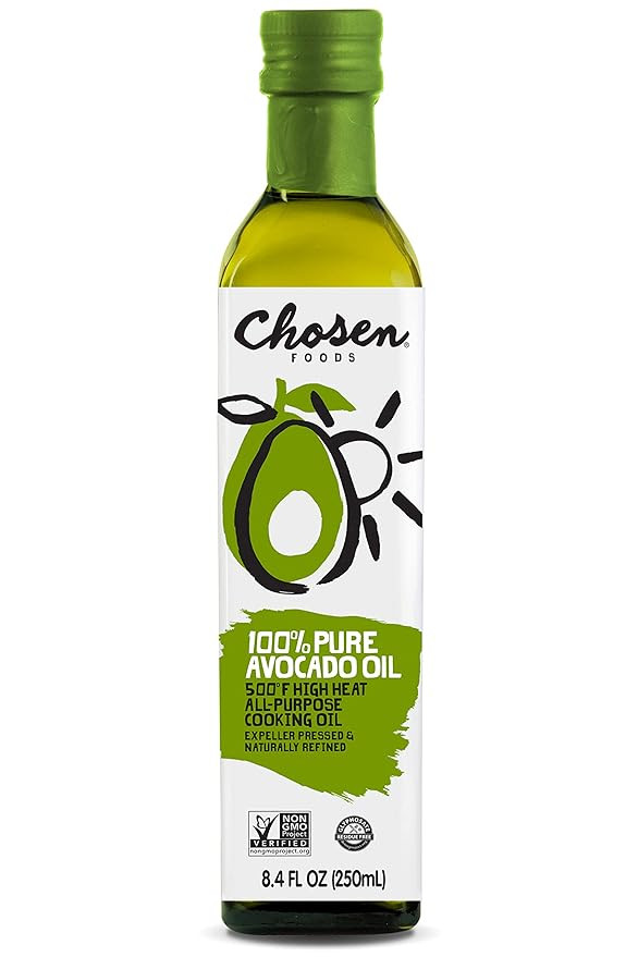 Chosen Foods 100% Pure Avocado Oil, Keto and Paleo Diet Friendly, Kosher Oil for Baking, High-Hea... | Amazon (US)