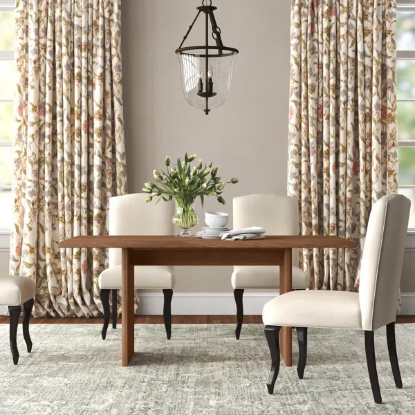 Marylyn 70" Solid Wood Trestle Dining Table | Wayfair Professional