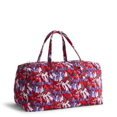 Vera Bradley Women's Outlet Ultralight XL Travel Duffel Bag Bow Show | Target