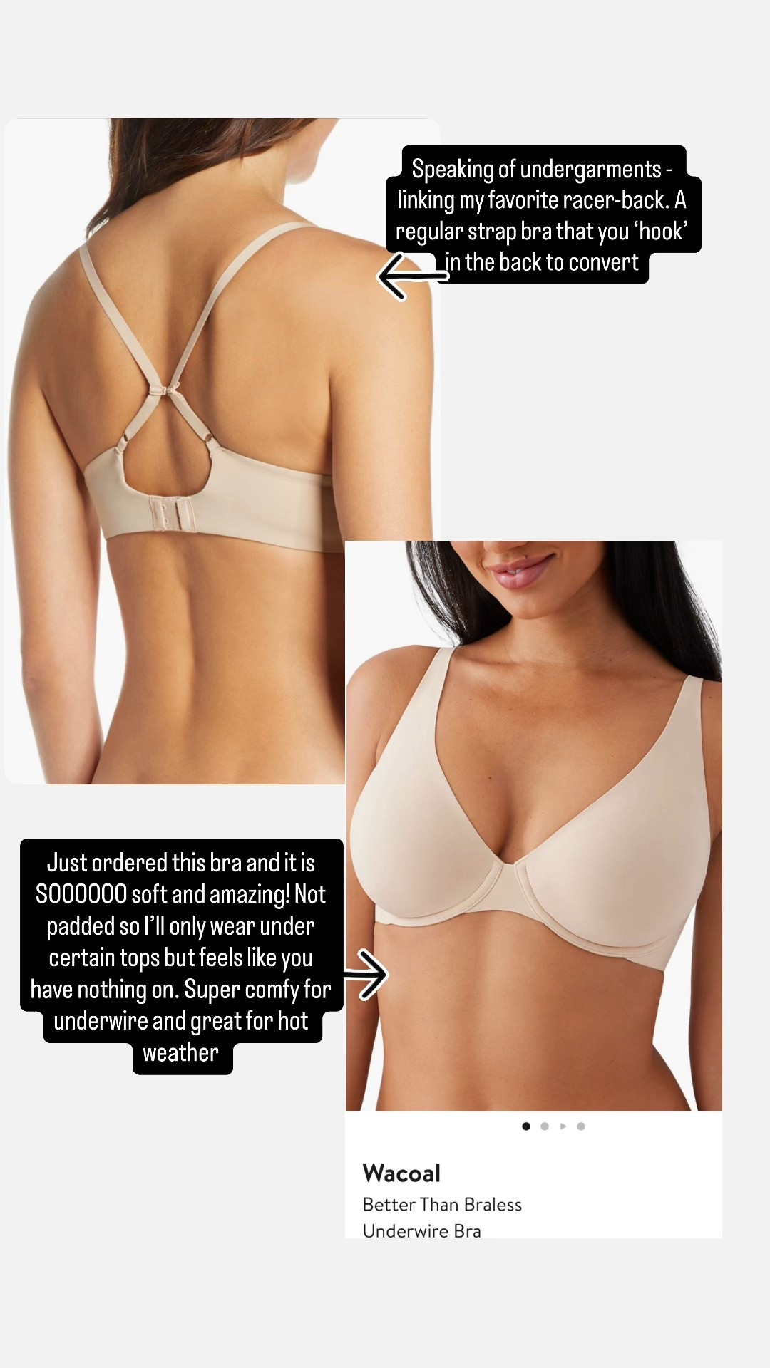 Bras
Bras I’m currently loving 
DD bra recommendations 
Nordstrom bras




#LTKStyleTip #LTKFindsUnder100 #LTKOver40