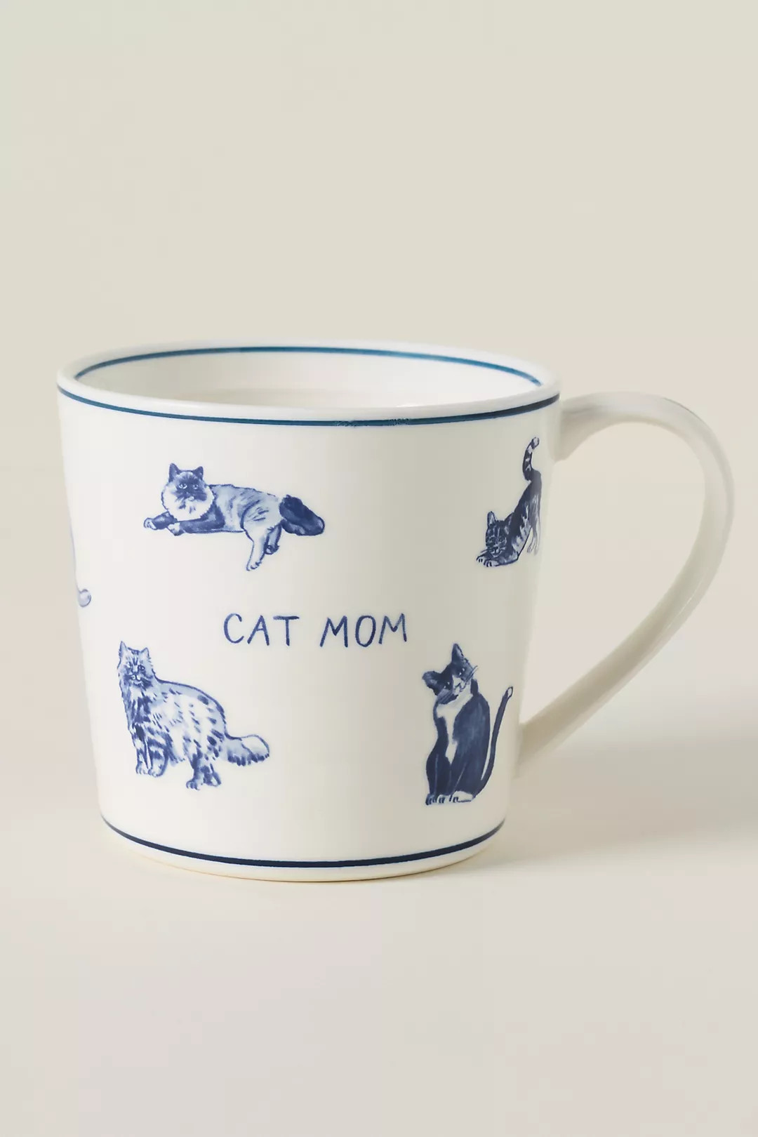 Molly Hatch Stoneware Dog and Cat Mom Mug | Anthropologie (US)