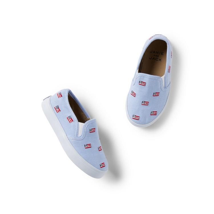 Embroidered Flag Slip-On Sneaker | Janie and Jack