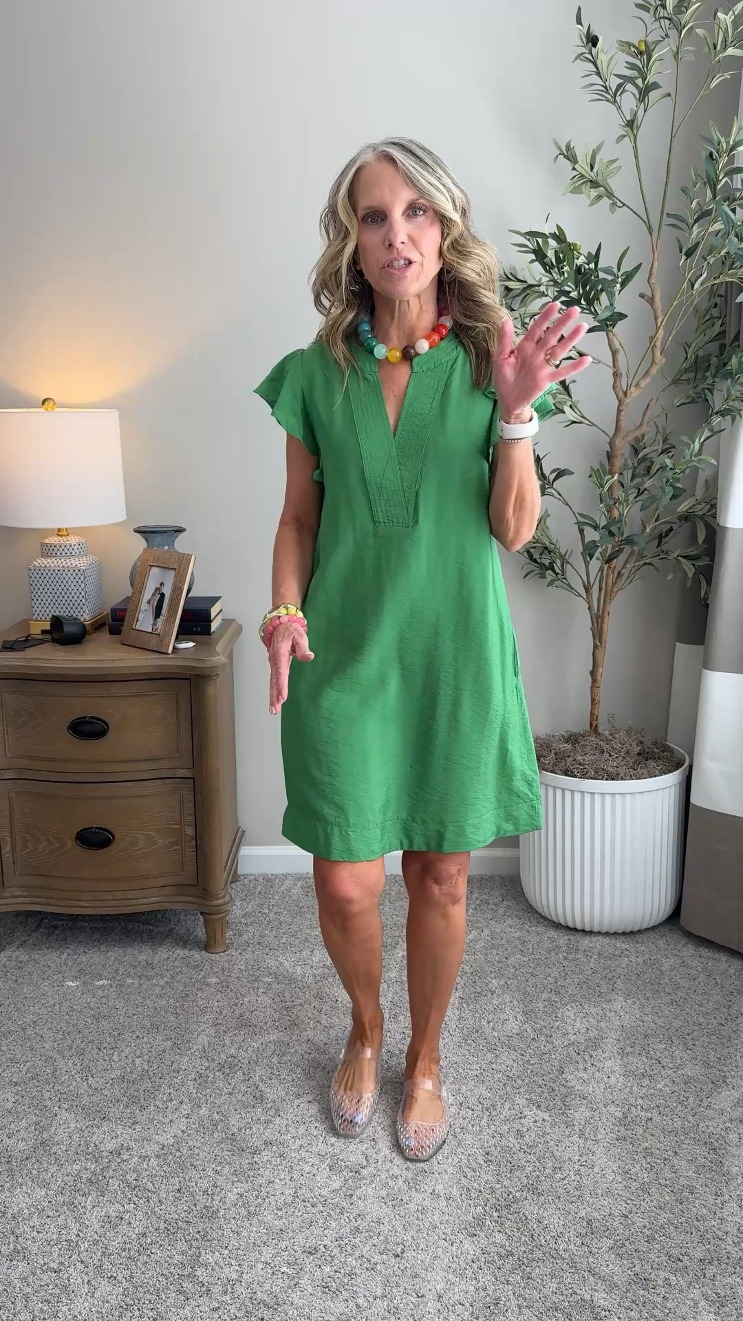 I was a total fan of prep in the 80’s and Kelly Green. How about you? This dress is cute and giving me that same feeling. Wearing XS and you can use LISA10 for 10% off. Church dress, work dress, vacation dress

#LTKootd #LTKmomlife #LTKOver40