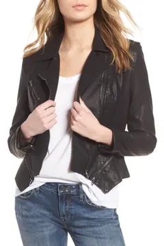 Faux Leather Moto Jacket | Nordstrom