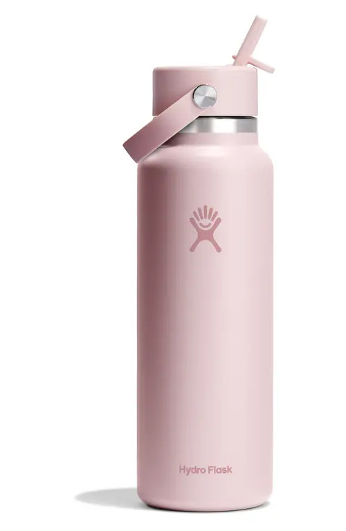 Hydro Flask 40-Ounce Wide Flex Straw Cap Water Bottle in Trillium at Nordstrom, Size 40 Oz | Nordstrom