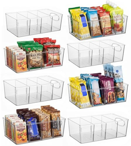 Pantry Organizers and Storage, Cabinet Organizer Kitchen Organizers and Storage - Fridge Organizer, Drawer Organizer & Snack Organizer - Refrigerator Organizers and Storage, Cupboard Shelf Organizer | Amazon (US)