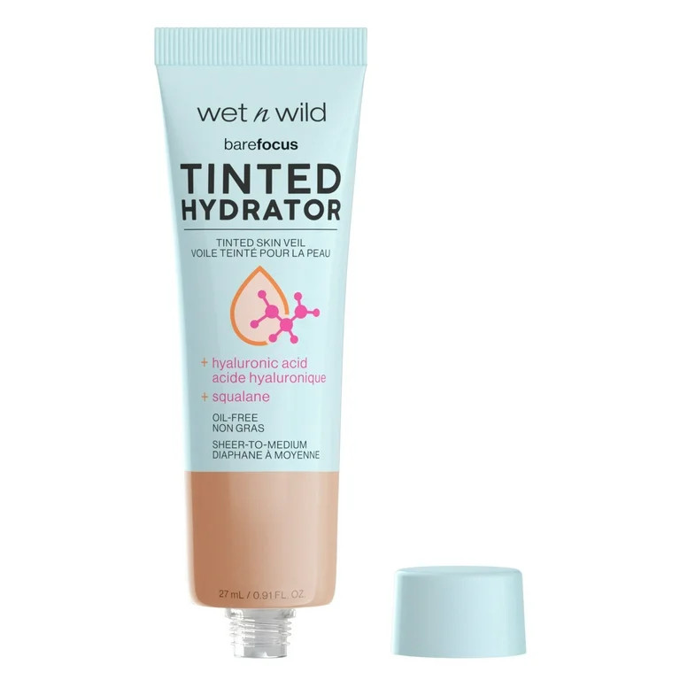wet n wild Bare Focus Tinted Hydrator, Tinted Moisturizer, Dewy, Tan Medium Deep, 0.91 fl oz - Wa... | Walmart (US)