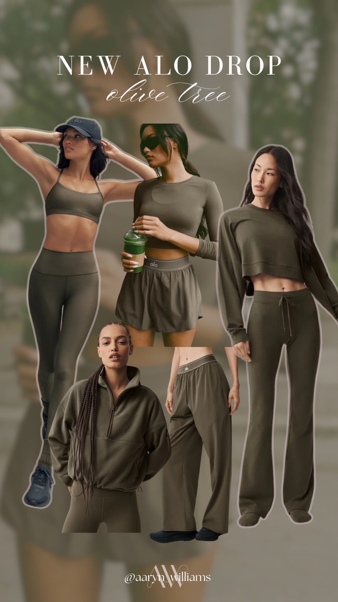 New Alo drop in olive tree and it’s that girl color 🍃
Elevated, flattering, and so easy to mix into everyday wear whether you’re working out or just running errands. This set is one of those you’ll keep reaching for.


#aarynwilliams #alo #aloyoga #activewearstyle #athleisurewear #momstyle #neutralstyle #everydayoutfits #fallactivewear