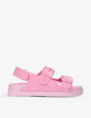 Isla logo-embossed rubber sandals | Selfridges