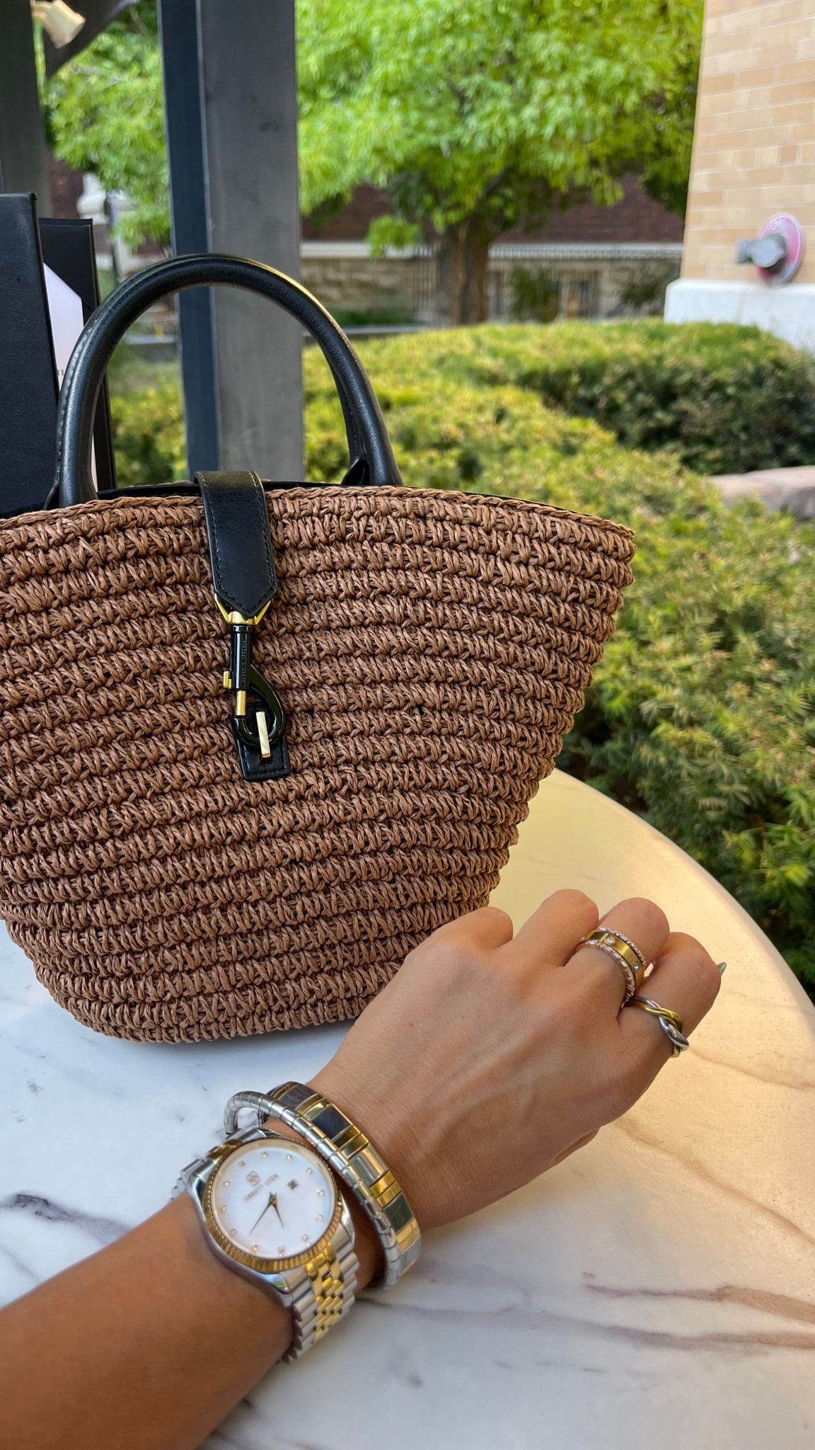 Rebecca Minkoff Mini Fan Tote

Jewelry:
Abbott Lyon Watch 
Alco Jewelry Mixed Metal Ring
Made by Mary Pave Rings - Code: Kristin10
Electric Picks Middle Ring - Code: WildOne20



#LTKItBag #LTKStyleTip